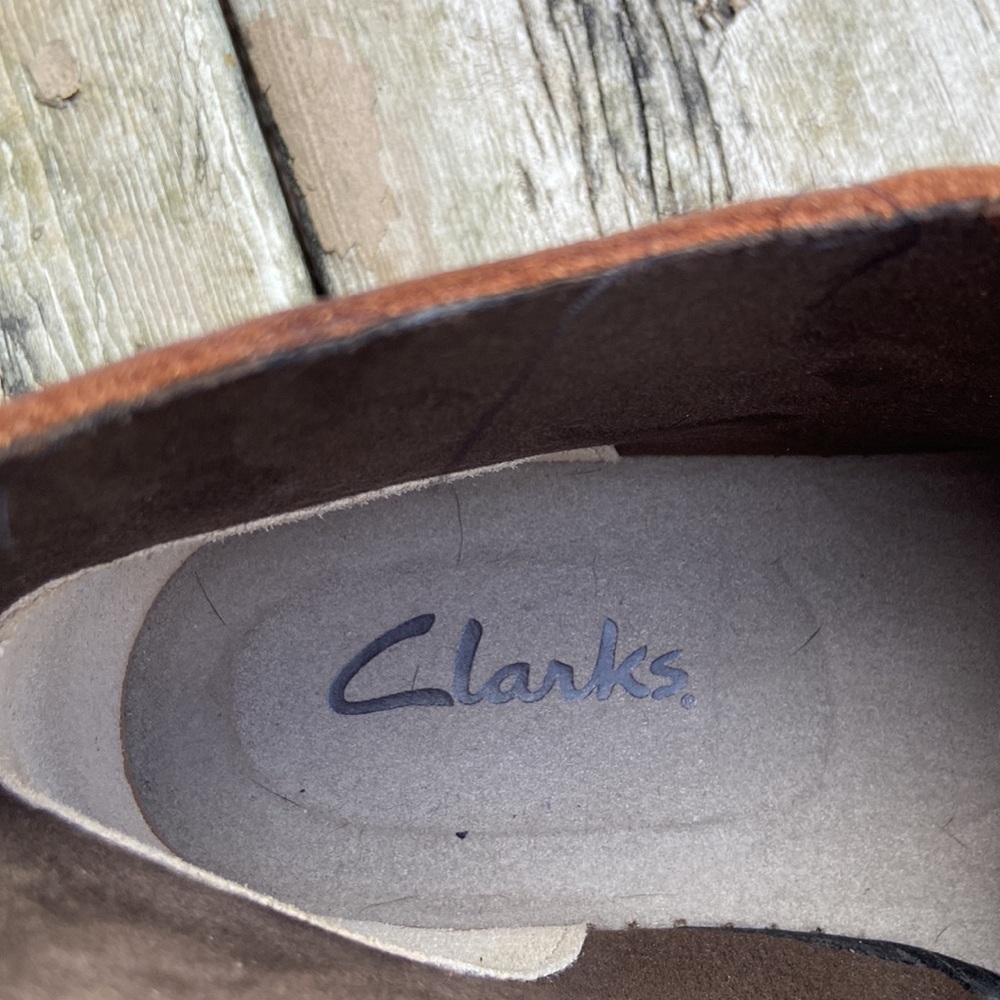 Clark’s Men’s Desert Brown Leather Chukka Shoe/Boot Size 8 Stylish, Gently Worn - Picture 10 of 17
